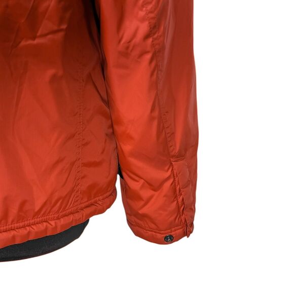 L.L. Bean Men's Puffer Jacket Orange Zip Outdoor Hiking Insulated Windbreaker M - Picture 12 of 12